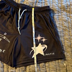 Kinetic Black Athletic Men's Shorts